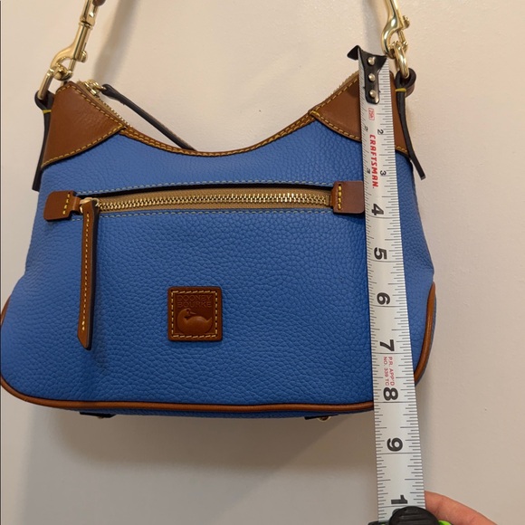 Dooney & Bourke light Blue and Tan Shoulder Bag - Picture 8 of 11